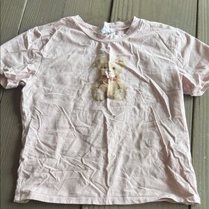 Women's Light Pink Teddy Bear Tee